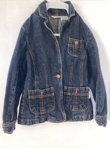 Vintage Girl's Mary Kate and Ashley Jean Jacket SZ 7/8 - Picture 1 of 7