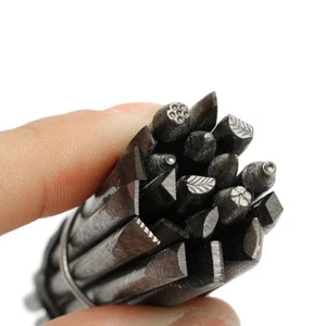 20pcs 4mm Steel Punches Flower Punch Stamp Set Jewelry Metal Stamping Kit DIY CS - Picture 1 of 6