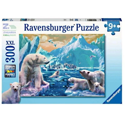 RAVENSBURGER PUZZLE 300 PZ XXL PER BAMBINI REGNO DELL'ORSO POLARE + 9 ANNI  - Immagine 1 di 2