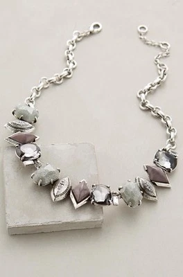 NWT $398 Anthropologie Odelia Bib Necklace Yosca - Image 1 of 2
