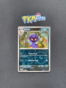 Pokemon Juego de Cartas Coleccionables Arbok Fuerzas Temporales 101/162 Holograma Inverso LP. - Imagen 1 de 3