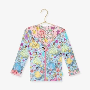 Neu mit Etikett Posh Peanut Disney Prinzessin Langarm-Wendejacke Größe 12-18 Monate - Bild 1 von 6
