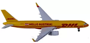 1:500 Herpa DHL BOEING 757-200 Passenger Airplane Diecast Aircraft Plane Model - Picture 1 of 4