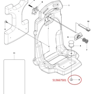 Husqvarna Nut Part # 513667501 - Picture 1 of 1