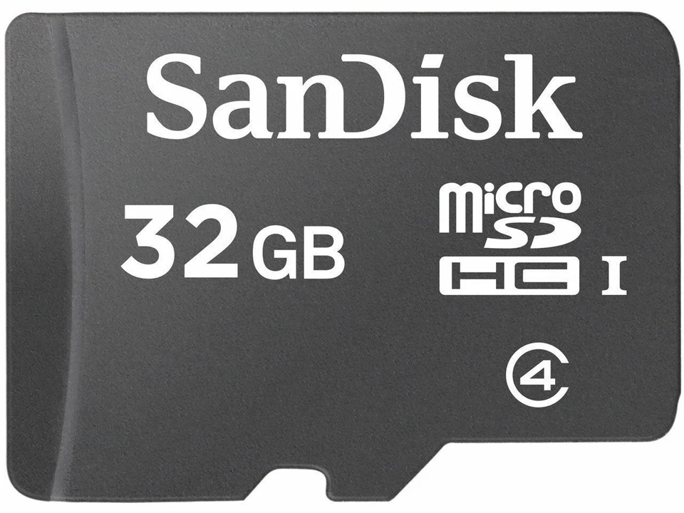 ORIGINALE Micro SD Sandisk 32GB EFFETTIVI (NO FAKE) Memoria MicroSD Memory Card  - Immagine 1 di 1