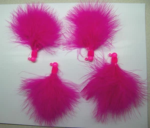 MARABOU SALMON JIG ALASKA 1/4oz TROUT STEELHEAD CUSTOM LURE EAGLE CLAW 630 HOOKS - Bild 1 von 10