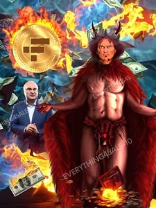 “The Destruction” Limited Edition FTX Poster Art - Signed and Numbered 18x24 - Picture 1 of 3