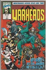 Warheads #2 : Vintage Marvel comic book from July 1992