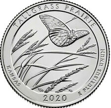 2020 P Tallgrass Prairie Kansas Atb National Park U.S. Mint Quarter