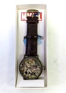 MARVEL Comics Men's W001768 Analog-Quartz Brown Avengers Watch, NEW - Picture 1 of 6