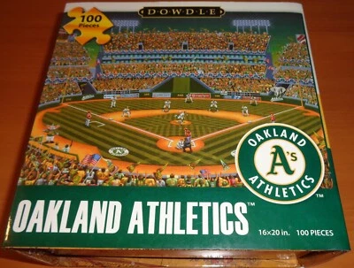 Oakland A’s 100 Piece Puzzle Dowdle (NEW)  RARE!!! - Image 1 of 2