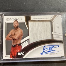 2022 Panini UFC Immaculate JIRI PROCHAZKA Memorabilia On-Card Auto #41/99 🔥🔥🔥