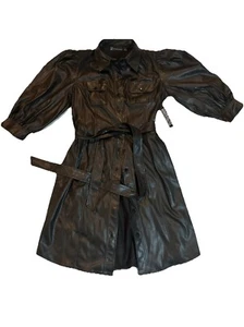 New York & Co. Faux Leather Dress Size Small  - Picture 1 of 3
