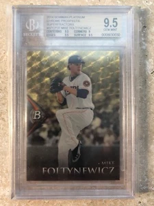 2014 Bowman Platinum Superfractor Mike Foltynewicz Astros Braves 1/1 BGS 9.5 GEM - Bild 1 von 1