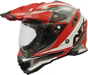 FX-41DS Range Full Face Dual-Sport Helmet Matte Red X-Large AFX 0140-0069 - Picture 1 of 4