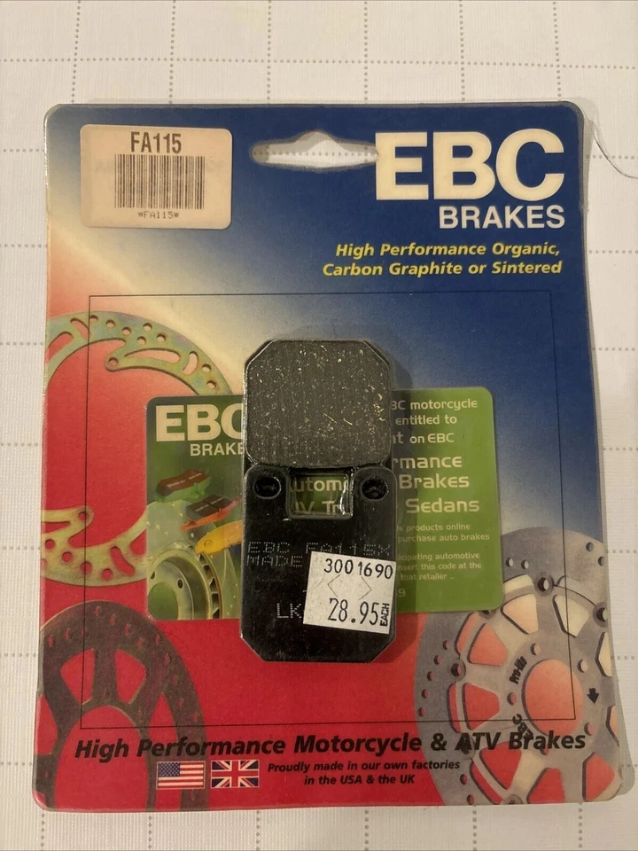 EBC - FA115 - Pastillas de freno orgánicas Foto 1 de 1