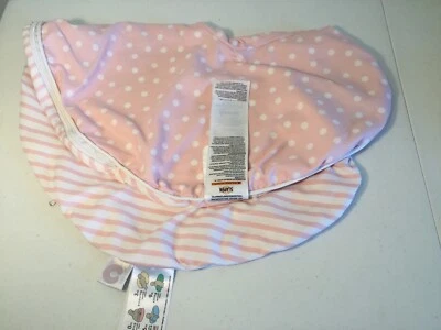 BOPPY Pink & White Cover. Polka Dot On One Side/Striped On One Side. Excel Cond. - Image 1 of 4