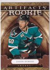 09/10 UD ARTIFACTS JASON DEMERS RC SP ROOKIE /699 #235