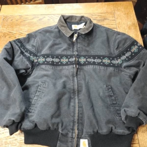 Vintage Carhartt Aztec coat sz XXL - Picture 1 of 8