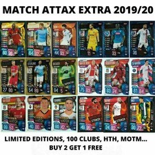 MATCH ATTAX EXTRA 2019/20 19/20 100 CLUB LIMITED EDITIONS MAN OF THE MATCH HTH