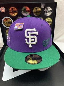 San Francisco Giants New Era 59Fifty Big League Chew Fitted Hat Grape Ed. 7-1/2 - Picture 1 of 8