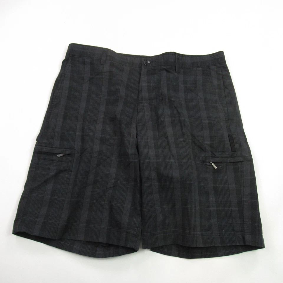Greg Norman Shorts Mens 36 Gray Pockets Lightweight Outdoors Chino Cargo - Image 1 of 4