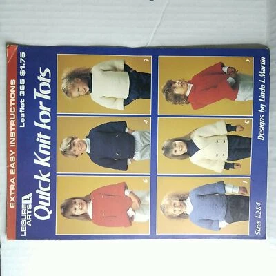 Quick Knit For Tots Leaflet 365 Designs By Linda I. Martin - Leisure Arts - Image 1 of 3