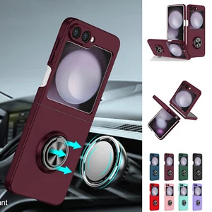 For Samsung Galaxy Z Flip6/Flip5/Flip4/Flip3 Ring Stand Hard Rugged Phone Case - Picture 1 of 82