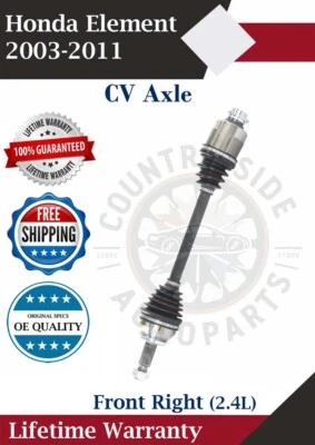 Nuevo eje CV delantero derecho OE para Honda Element 2003-2011 2,4 L garantía de por vida Foto 1 de 4