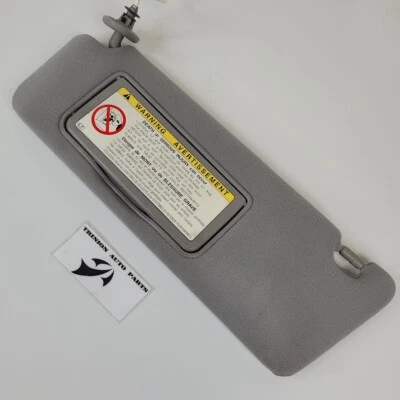 Lexus ES300 2002-2006 parasol lado del conductor izquierdo con espejo tela gris OEM Foto 1 de 4