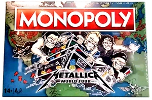 Monopoly Metallica World Tour Edition Board Game New Sealed Rare Collectible - Picture 1 of 10