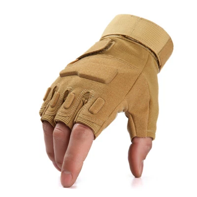 Guantes tácticos de caza de airsoft para hombres mujeres guantes de combate de dedo completo/medio EE. UU. Foto 1 de 4