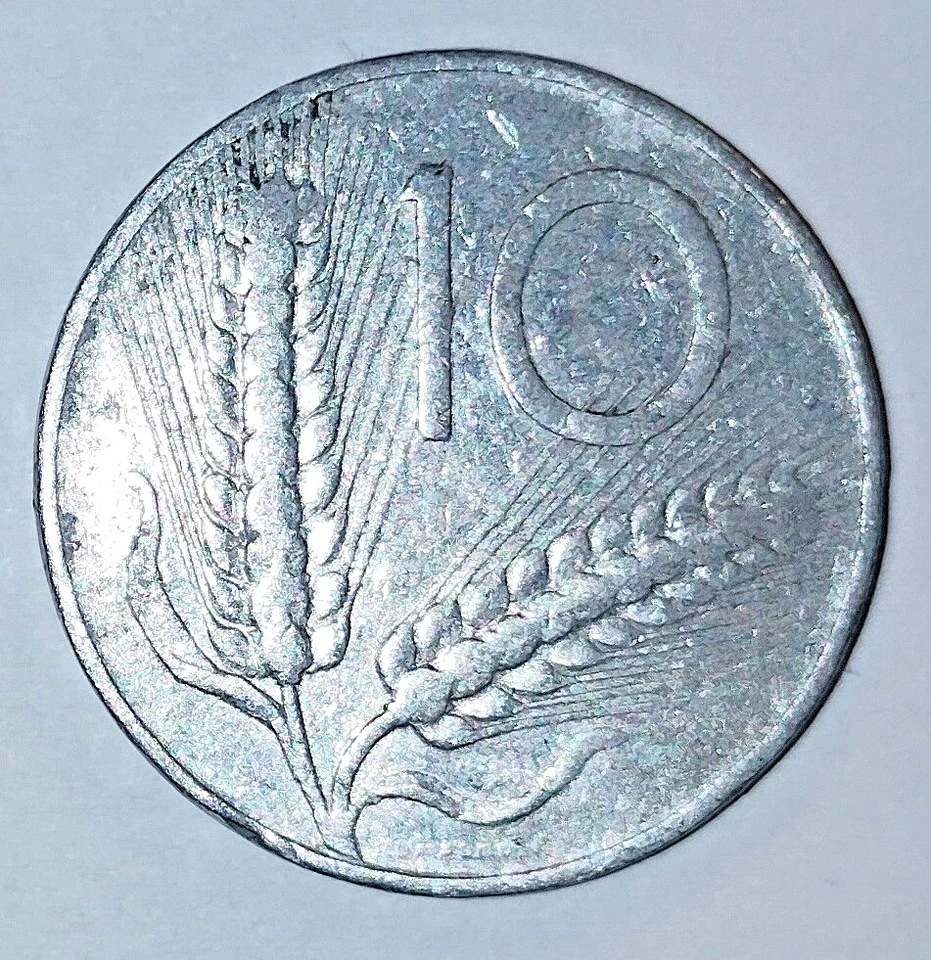 Italian coin - 10 lire - 1951 - Italy cancelled currency - Image 1 of 2