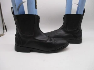 Botas de montar EQUISTAR All Weather negras con cremallera frontal paddock para mujer talla 8 L - Imagen 1 de 10