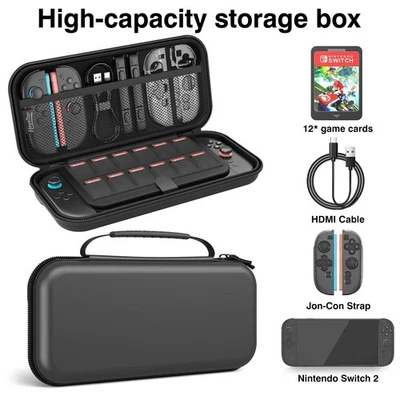 Tasche mit Nintendo Switch 2,Switch 2 Tragetasche Hülle Protective Carrying Case - Bild 1 von 4