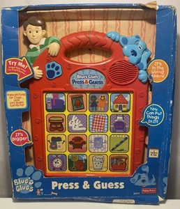 NOS Blues Clues Steve Press And Guess Learning Electronic Game Tyco 1998 Works - Bild 1 von 3