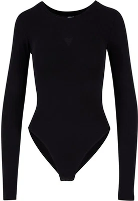 Urban Classics Langarmshirt Damen Ladies Stretch Jersey Longsleeve Body schwarz - Bild 1 von 3