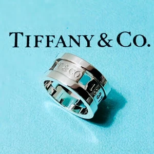 Tiffany & Co. 1837 Anillo Estrecho Plata 925 Tamaño 4.5 (US) con Bolsa... - Imagen 1 de 13