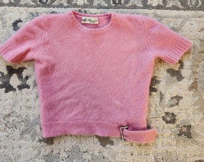 Size S BLUMARINE Girl's Cashmire Sweater Pink - Image 1 of 4