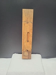 Vintage Letterpress WOOD LETTER Lower Case p PRINT TYPE Print Newspaper Ink USA - Picture 1 of 6