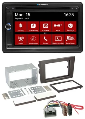 Blaupunkt Bluetooth DAB 2DIN USB DVD MP3 Autoradio für Volvo XC 90 02-14 14 Pin - Bild 1 von 4
