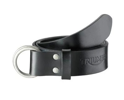 TRIUMPH O RING BLACK BOVINE LEATHER BELT MACA25007 - image 1 of 4