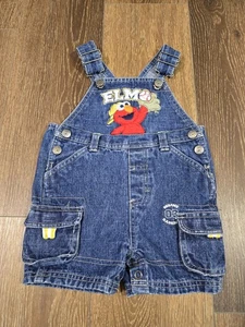 Mono vaquero Sesame Street Elmo’s World baberos talla 6-9 meses vintage - Imagen 1 de 13