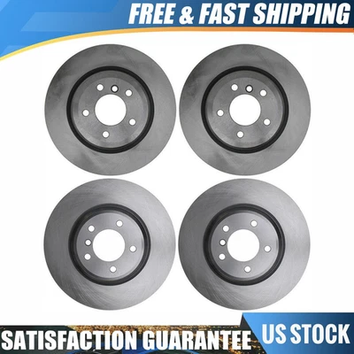4 Raybestos Front Rear Brake Rotor Fits BMW 335i 2007 2008 2009 2010 2011 2012 — 第 1/4 张图片