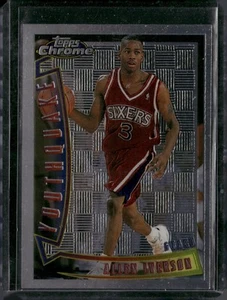 1996-97 Topps Chrome #YQ1 Allen Iverson Youthquake - Picture 1 of 2