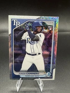 2024 Bowman -  Chrome Mojo Refractor #20 Junior Caminero (RC) - Picture 1 of 2