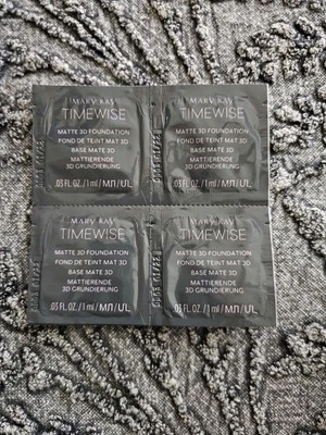 Mary Kay timewise Luminous 3D Foundation Beige C 140 Samples/ Travel Lot Of 4 - Image 1 of 2