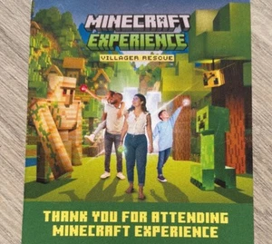 Minecraft Experience Villager Rescue Event Digital Cape Code LONDON DALLAS 2025 - Bild 1 von 2