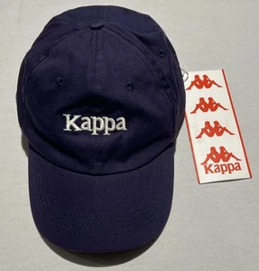 KAPPA Authentic Hoogeveen Hat Cap Blue Intense Violet Embroidered Strapback NWT - Picture 1 of 11