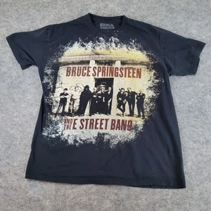 Bruce Springsteen Shirt Mens Large Black Crew Neck Short Sleeve Graphic Stretch - Picture 1 of 17